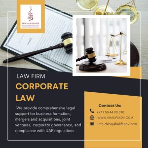 About corporate law and our contact details
